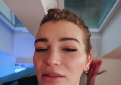 Sitting my ass on a huge dildo just for you