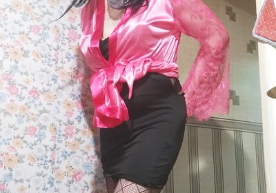posing in panties
