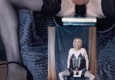 jerk off high heels