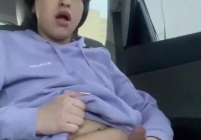 Teen car cum