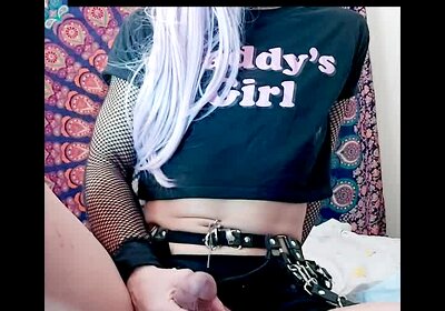 Goth piss play