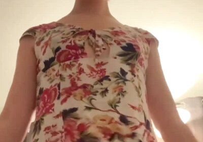 Making a Mess Under her Dress