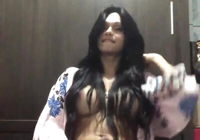 Big cumshot in robe
