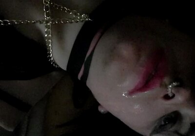 my cream on my white slut face