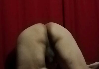 Busty femboy ass claping
