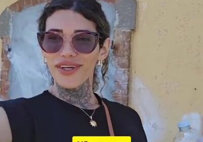 See Trans Sabrina Prezotte showing off on the call.