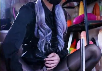 Seductive Asian trans energy clip