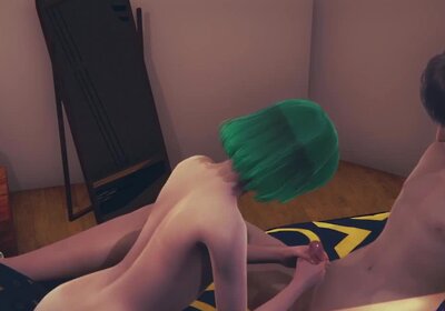 Yaoi Femboy - POV Hidetsumi masturbation and fucked